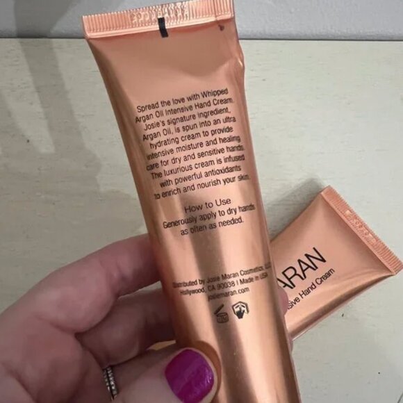 Josie Maran Whipped Argan Oil Intensive Hand Cream Duo Apple Orchard - Picture 2 of 5